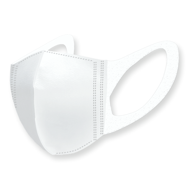 ASTM Level 3 Surgical Mask with Ear Loops S/M Size - White,  Made in Japan